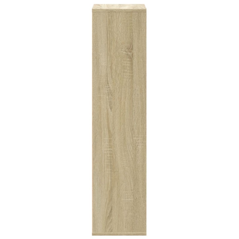 Estantería de madera de ingeniería roble Sonoma 50x25x105