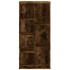 Estantería de madera de ingeniería roble ahumado 50x25x105
