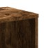 Estantería de madera de ingeniería roble ahumado 50x25x105