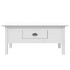 Mesa de centro BODO madera maciza de pino blanco 100x55x46