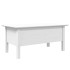 Mesa de centro BODO madera maciza de pino blanco 100x55x46