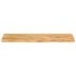 Tablero de mesa borde natural madera maciza mango 120x30x2,5
