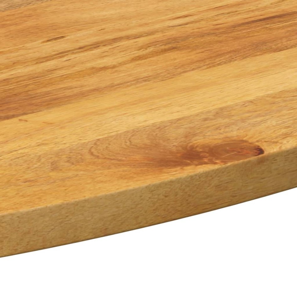 Tablero de mesa ovalado madera maciza de mango 100x40x2,5
