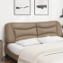 Cabecero de cama acolchado cuero sintético capuchino 180