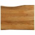 Tablero de mesa borde natural madera maciza mango 80x60x2,5