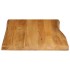 Tablero de mesa borde natural madera maciza mango 80x60x2,5