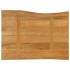Tablero de mesa borde natural madera maciza mango 80x60x2,5