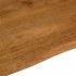 Tablero de mesa borde natural madera maciza mango 100x80x2,5