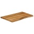 Tablero de mesa borde natural madera maciza mango 70x60x3,8