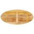 Tablero de mesa ovalado madera maciza de mango 120x50x3,8