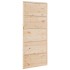 Puerta de granero madera maciza de pino 90x208