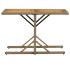 Mesa de jardín madera maciza de acacia y ratán sintético