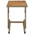 Mesa de jardín madera maciza de acacia y ratán sintético