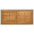 Mesa de jardín madera maciza de acacia y ratán sintético