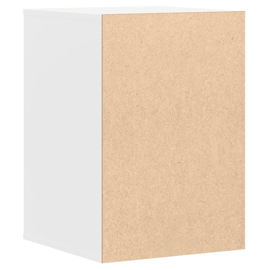 Cajonera de esquina madera de ingeniería blanco 40x41x58