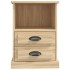 Mesitas de noche 2 unidades color roble Sonoma 43x36x60