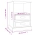 Mesitas de noche 2 unidades color roble Sonoma 43x36x60