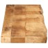 Tablero de mesa borde natural madera maciza mango 140x30x2,5