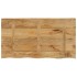 Tablero de mesa borde natural madera maciza mango 100x60x2,5