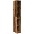 Armario de madera de ingeniería madera envejecida 30x50x200