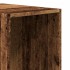 Armario de madera de ingeniería madera envejecida 30x50x200