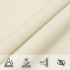 Toldo de vela cuadrado tela Oxford color crema 4x4