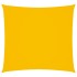 Toldo de vela cuadrado tela Oxford amarillo 4,5x4,5