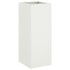 Jardinera acero blanco 32x29x75