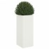 Jardinera acero blanco 32x29x75