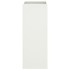 Jardinera acero blanco 32x29x75
