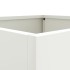 Jardinera acero blanco 32x29x75