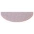 Alfombrilla autoadhesiva escalera sisal 15 uds rosa 65x21x4