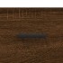 Aparador alto madera contrachapada marrón roble 69,5x34x180