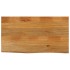 Tablero de mesa borde natural madera maciza mango 100x60x2,5