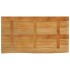 Tablero de mesa borde natural madera maciza mango 100x60x2,5