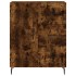 Aparador alto madera contrachapada roble ahumado 69,5x34x180