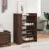 Mueble zapatero madera ingeniería marrón roble 74,5x37,5x100