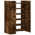 Mueble zapatero madera ingeniería roble ahumado