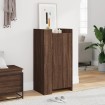 Mueble zapatero madera de ingenería marrón roble 52x37,5x100 cm