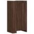 Mueble zapatero madera de ingenería marrón roble 52x37,5x100