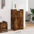 Mueble zapatero madera ingeniería roble ahumado 52x37,5x100