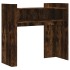 Mesa consola de madera de ingeniería roble ahumado 100x35x90