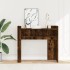 Mesa consola de madera de ingeniería roble ahumado 100x35x90