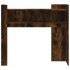 Mesa consola de madera de ingeniería roble ahumado 100x35x90