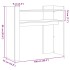 Mesa consola de madera de ingeniería roble ahumado 100x35x90