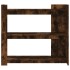 Mesa consola de madera de ingeniería roble ahumado 100x35x90