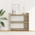 Mesa consola de madera de ingeniería roble Sonoma 100x35x90