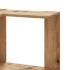 Estantería esquina 5 niveles madera roble artisan 50x50x179