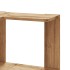 Estantería esquina 3 niveles madera roble artisan 50x50x102