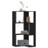 Estantería de esquina 3 niveles madera negro 50x50x102